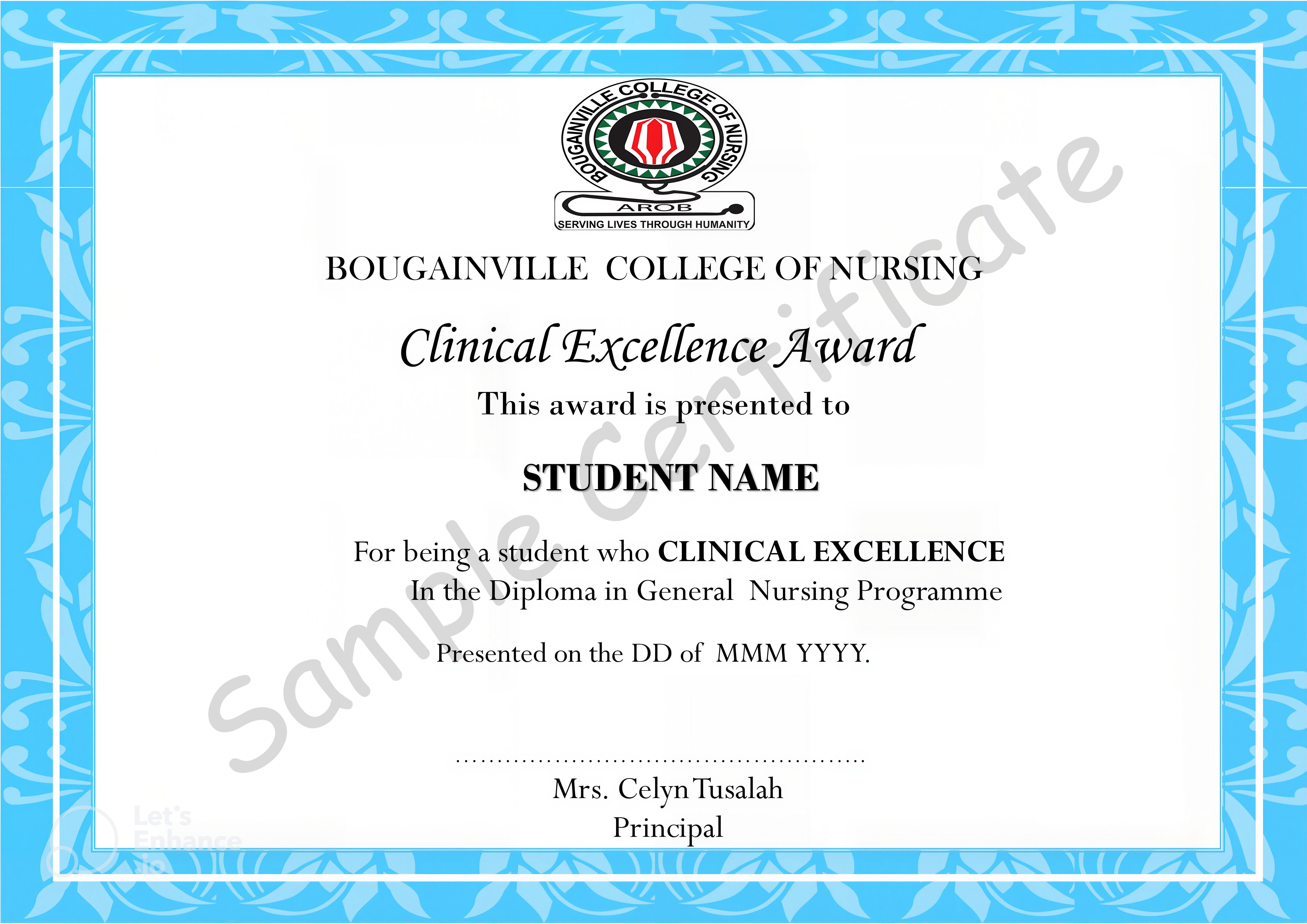 Clinical Certificate